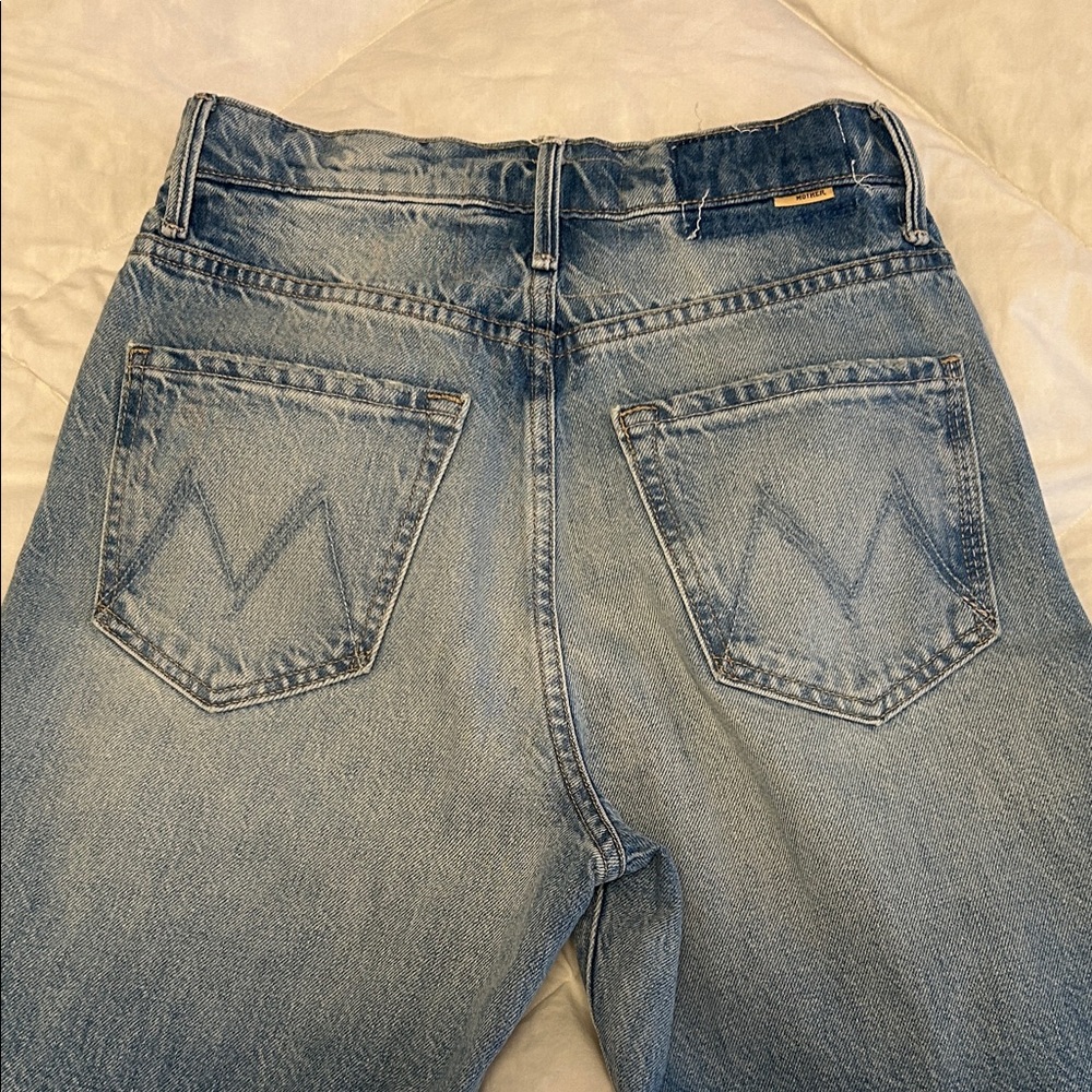 MOTHER SUPERIOR The Lasso Sneak High-Rise Wide-Leg Floral Fury Jeans - Picture 6 of 15